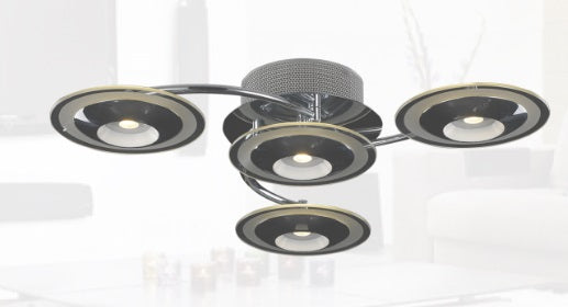 Lampara de Techo 4 Luces